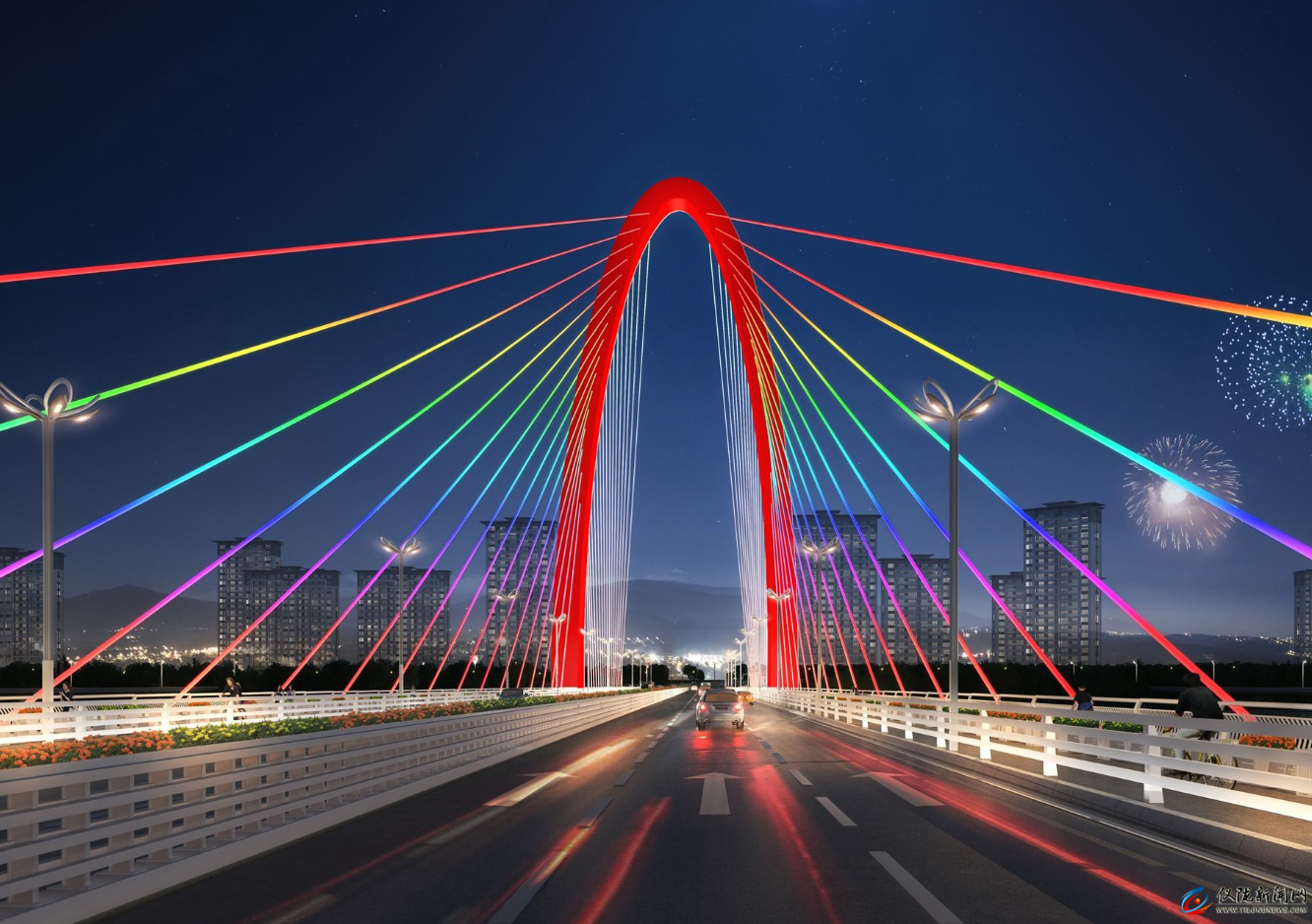 毫米级“空中转身”！仪陇嘉陵江三桥上塔柱顺利竖转(图11)