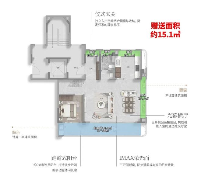 全网热搜【联发金海云墅】三批次建面约159-181㎡滨水叠墅！(图37)